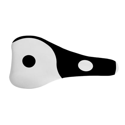 Black And White Yin Yang Symbol Print Bicycle Seat Cover