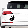 Black And White Yin Yang Symbol Print Car Sticker