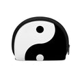 Black And White Yin Yang Symbol Print Coin Purse