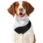 Black And White Yin Yang Symbol Print Dog Bandana