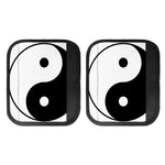 Black And White Yin Yang Symbol Print Handle Covers