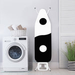 Black And White Yin Yang Symbol Print Ironing Board Cover