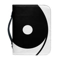 Black And White Yin Yang Symbol Print Leather Bible Cover