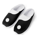Black And White Yin Yang Symbol Print Mesh Casual Shoes