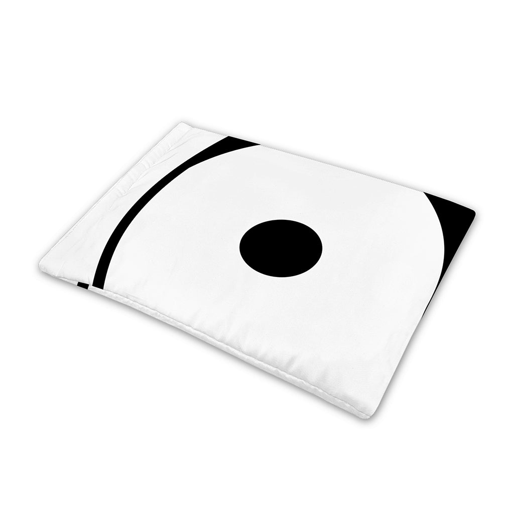 Black And White Yin Yang Symbol Print Pet Cooling Mat Cover