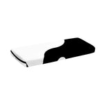 Black And White Yin Yang Symbol Print Piano Keyboard Cover