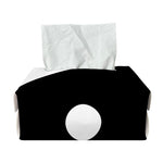 Black And White Yin Yang Symbol Print Rectangle Tissue Box Cover