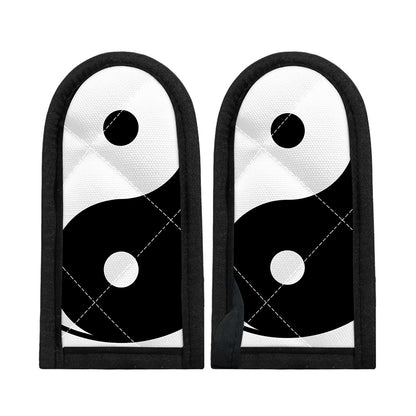 Black And White Yin Yang Symbol Print Skillet Handle Cover