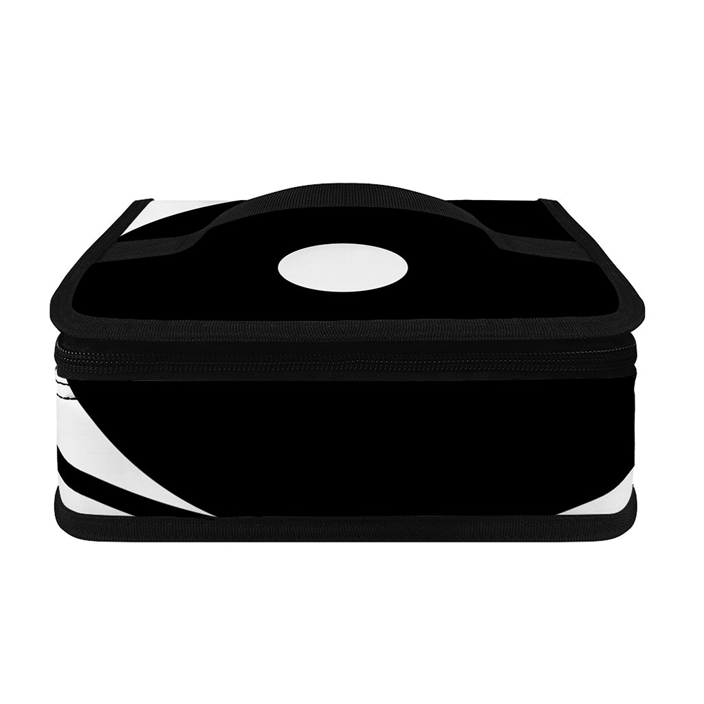 Black And White Yin Yang Symbol Print Small Lunch Bag