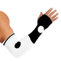 Black And White Yin Yang Symbol Print Sun Protection Arm Sleeves