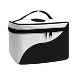 Black And White Yin Yang Symbol Print Travel Makeup Bag