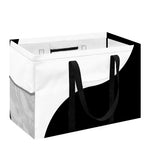 Black And White Yin Yang Symbol Print Utility Tote Bag