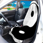 Black And White Yin Yang Symbol Print Waterproof Car Seat Cover