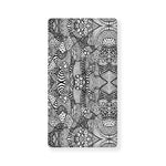 Black And White Zentangle Pattern Print Baby Crib Sheet