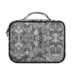 Black And White Zentangle Pattern Print Briefcase Bible Bag
