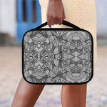 Black And White Zentangle Pattern Print Classic Bible Case