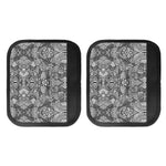 Black And White Zentangle Pattern Print Handle Covers