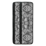 Black And White Zentangle Pattern Print Refrigerator Handle Covers