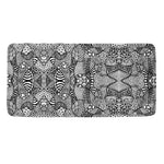 Black And White Zentangle Pattern Print Towel