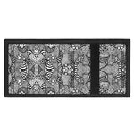 Black And White Zentangle Pattern Print Trifold Wallet