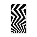 Black And White Zigzag Dazzle Print Baby Crib Sheet