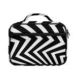 Black And White Zigzag Dazzle Print Briefcase Bible Bag
