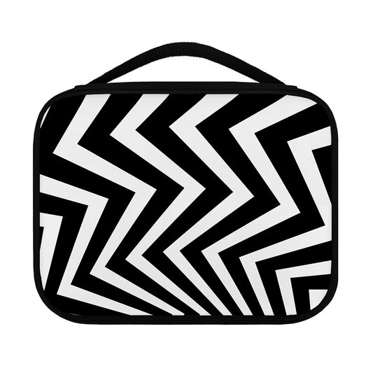 Black And White Zigzag Dazzle Print Classic Bible Case
