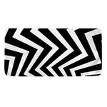 Black And White Zigzag Dazzle Print Towel