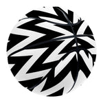 Black And White Zigzag Pattern Print Basketball