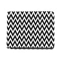 Black And White Zigzag Pattern Print Bifold Wallet