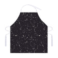 Black And White Zodiac Stars Print Adjustable Apron