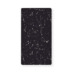 Black And White Zodiac Stars Print Baby Crib Sheet