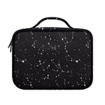 Black And White Zodiac Stars Print Briefcase Bible Bag
