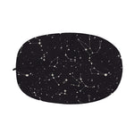 Black And White Zodiac Stars Print Car Side Mirror Covers