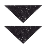 Black And White Zodiac Stars Print Dog Bandana