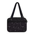 Black And White Zodiac Stars Print Double Strap Bible Bag