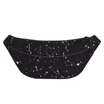 Black And White Zodiac Stars Print Fanny Pack