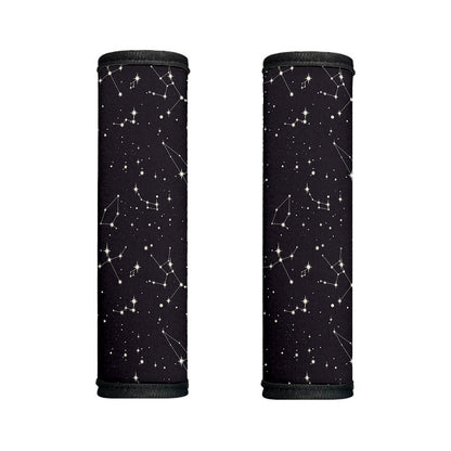 Black And White Zodiac Stars Print Handle Covers