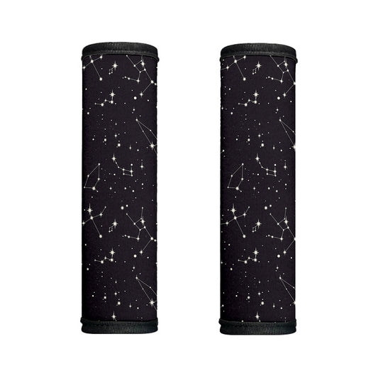 Black And White Zodiac Stars Print Handle Covers