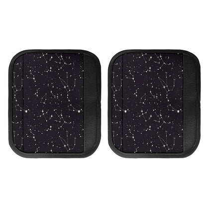 Black And White Zodiac Stars Print Handle Covers