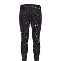 Black And White Zodiac Stars Print Men's Leggings