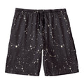 Black And White Zodiac Stars Print Men's Swim Trunks