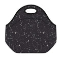 Black And White Zodiac Stars Print Neoprene Lunch Bag