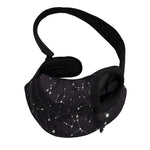 Black And White Zodiac Stars Print Pet Sling Carrier