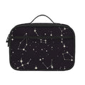 Black And White Zodiac Stars Print Portable Lunch Bag