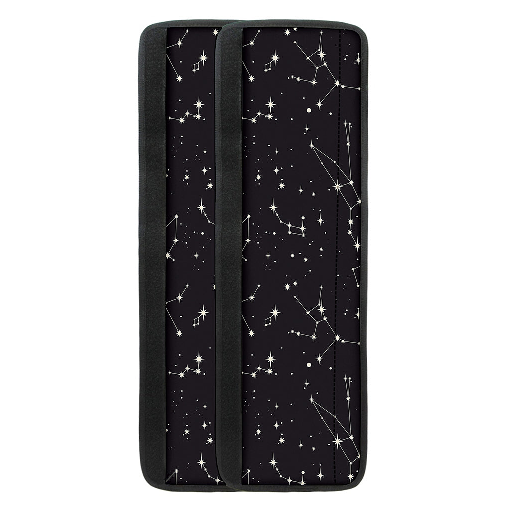 Black And White Zodiac Stars Print Refrigerator Handle Covers