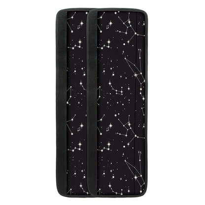 Black And White Zodiac Stars Print Refrigerator Handle Covers