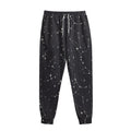 Black And White Zodiac Stars Print Sweatpants