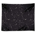 Black And White Zodiac Stars Print Tapestry