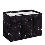 Black And White Zodiac Stars Print Utility Tote Bag